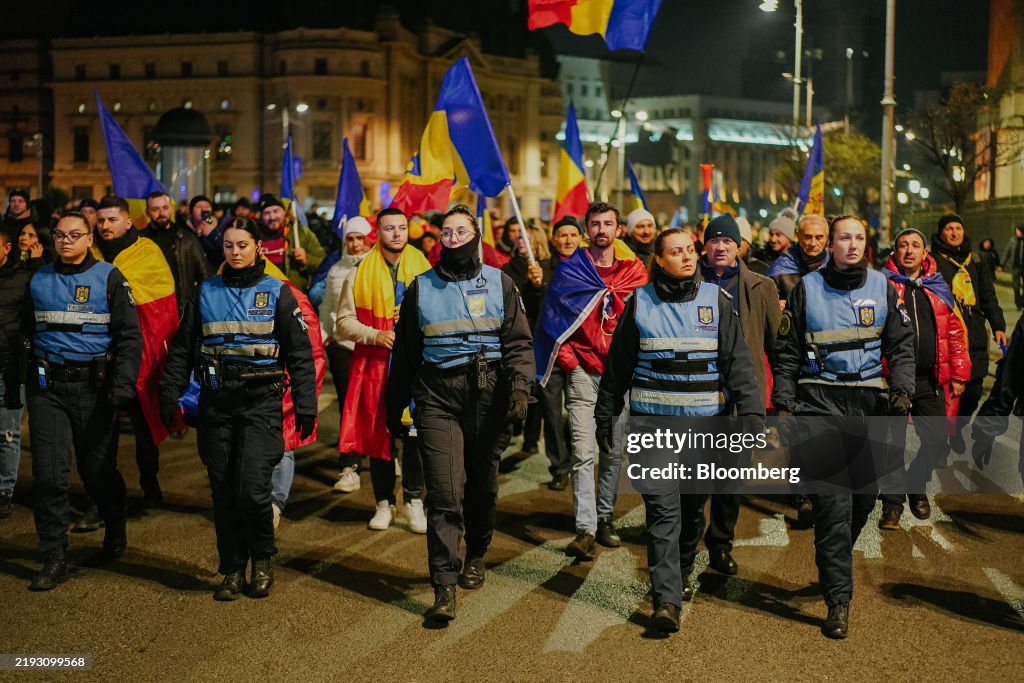 Romanian Far-Right Party Stages Protest After Canceled Elections