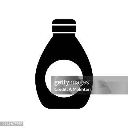Laundry bottle icon. Laundry bottle icon.