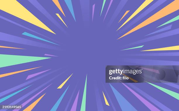 stockillustraties, clipart, cartoons en iconen met excitement pastel abstract lines background - inzoomen