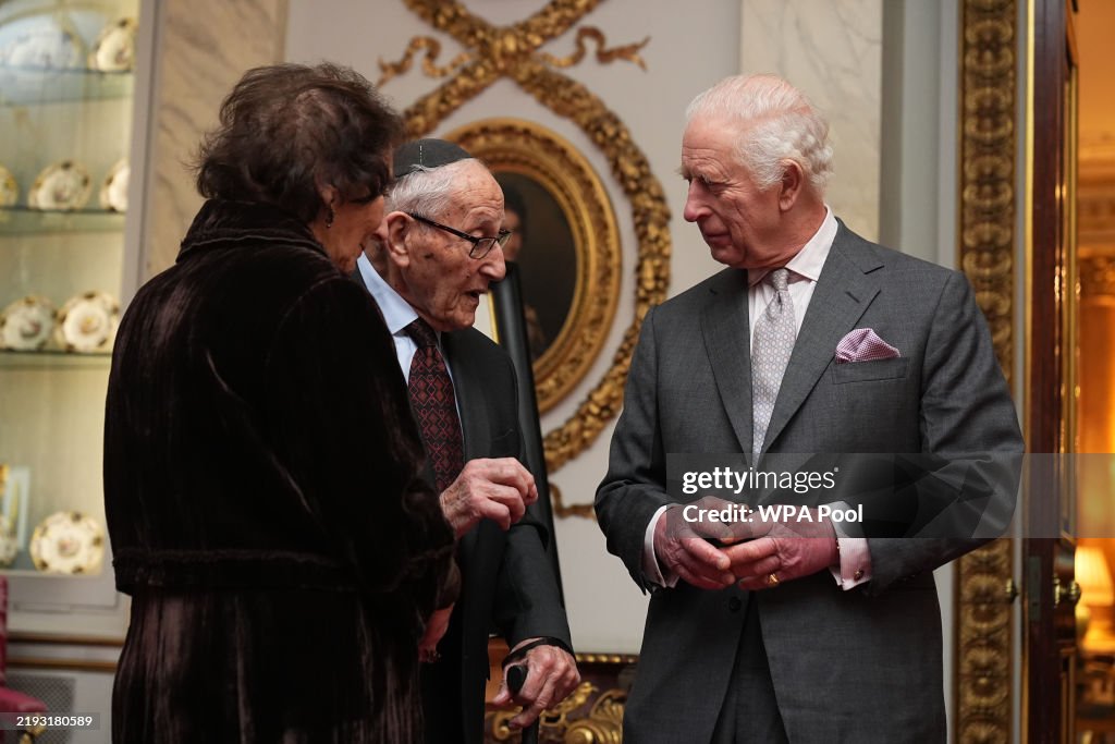 King Charles III Hosts A Holocaust Memorial And Education Event At Buckingham Palace