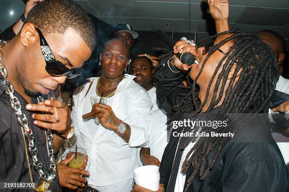 Briscoe Rapper Rappers Brisco , Birdman and Lil Wayne attend Lil Wayne's birthday ...