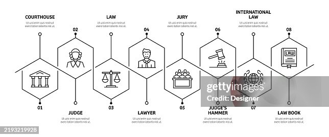 Legal Process Tree Law And Justice Related Process Infographic Template Process Timeline ...