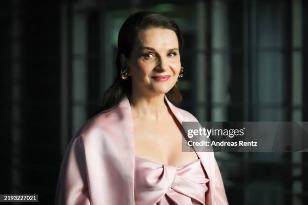 Actress Juliette Binoche poses for a portrait on December 07, 2024 in Lucerne, Switzerland.