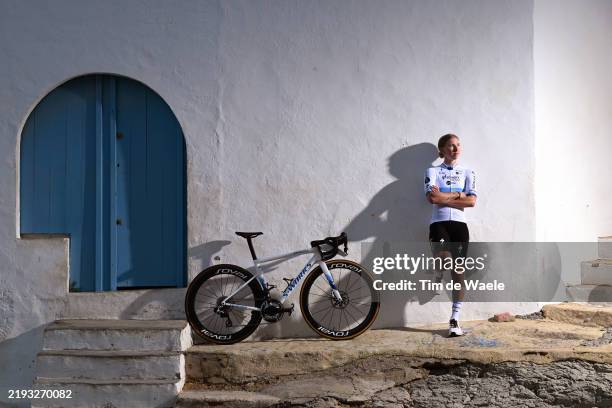 Lorena Wiebes of The Netherlands poses with her Specialized bike during the Team SD Worx - Protime 2025 - Training Camp on December 14, 2024 in...