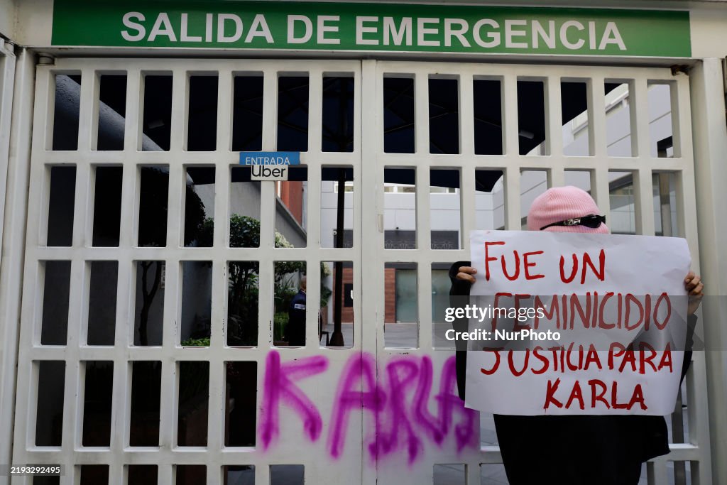 Protesters Demand Justice For The Femicide Of Karla Patricia Cortés, Uber Driver In Mexico