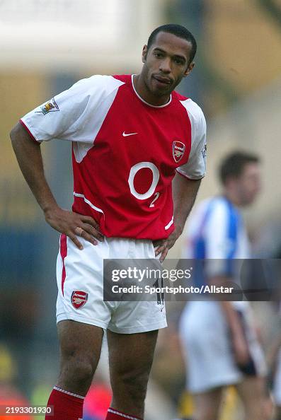 Thierry Henry of Arsenal in action during the Premier League match ...