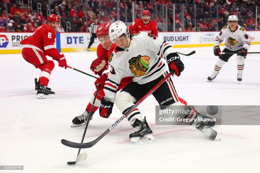 Chicago Blackhawks v Detroit Red Wings