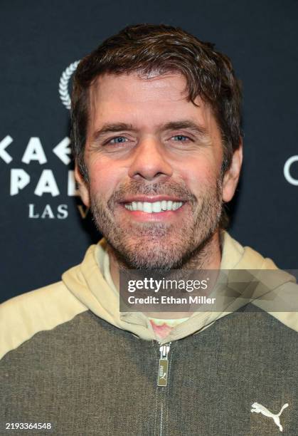 Perez Hilton attends the grand opening of Caspian's Cocktails & Caviar at Caesars Palace on January 10, 2025 in Las Vegas, Nevada.