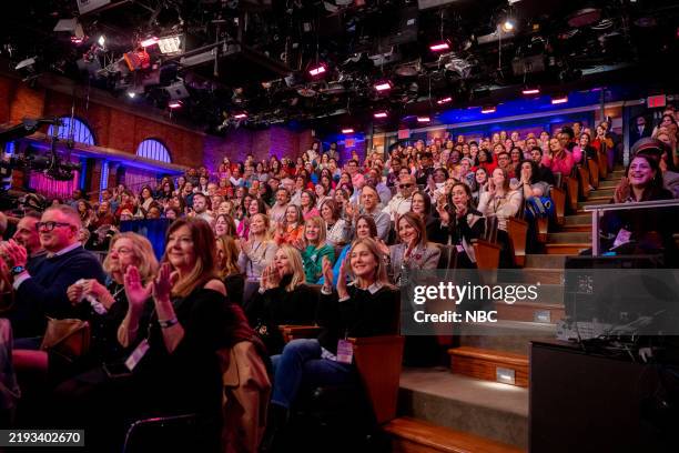 Audience and elements for Hoda's final show on Wednesday, January 10, 2025 --
