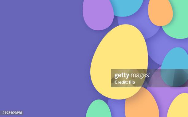 easter egg hunt pastel holiday celebration party background - egg white background stock illustrations