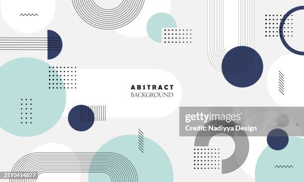 ilustraciones, imágenes clip art, dibujos animados e iconos de stock de fondo de moda de formas geométricas abstractas modernas con elementos vectoriales. - presentación de diapositvas