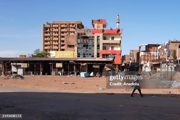 View of damage and destruction in Sudan's capital Khartoum on December 26, 2024. The clashes between the army and the Rapid Support Forces in Sudan,...