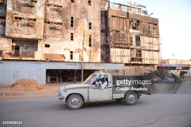 View of damage and destruction in Sudan's capital Khartoum on December 26, 2024. The clashes between the army and the Rapid Support Forces in Sudan,...