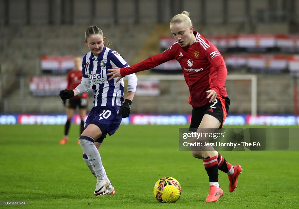 Manchester United v West Bromwich Albion - The Adobe Women's FA Cup Fourth Round