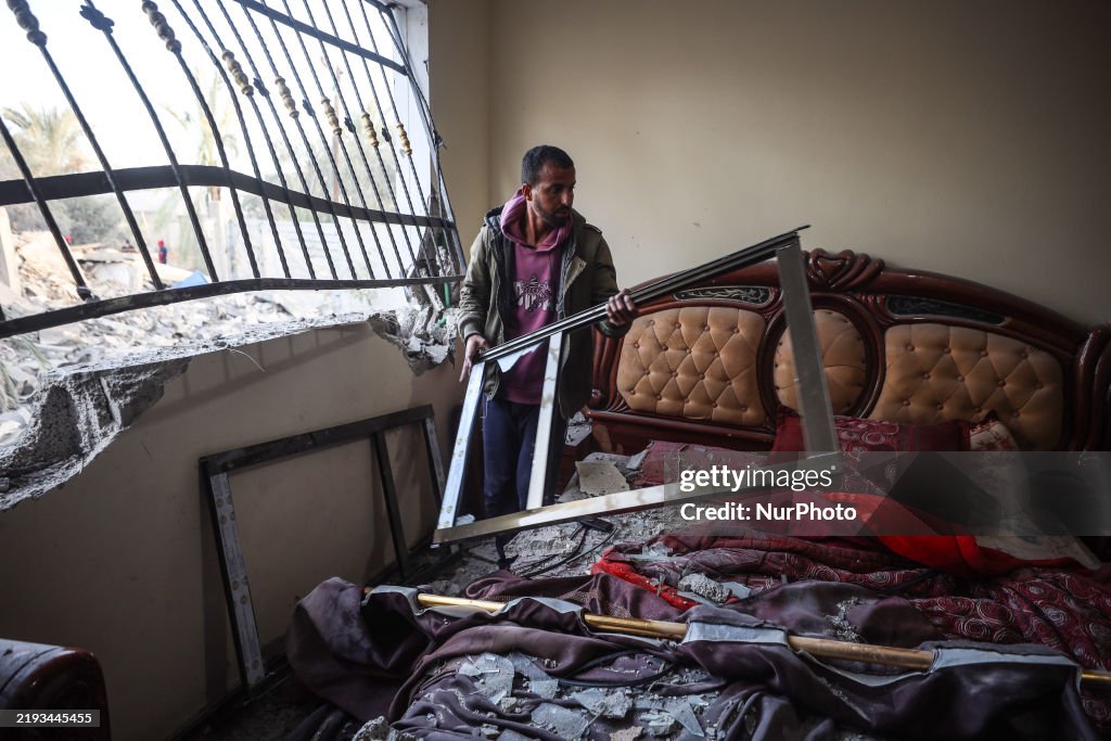 Israeli Strike On Gaza's Deir al-Balah
