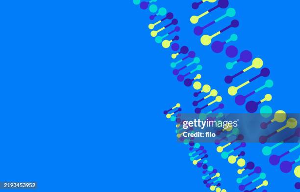 moderne wissenschaft dna-statistik helix hintergrund - nanomedizin stock-grafiken, -clipart, -cartoons und -symbole