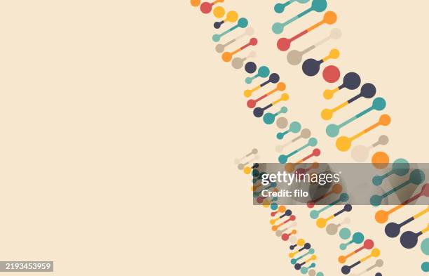 moderne wissenschaft dna-statistik helix hintergrund - dna stock-grafiken, -clipart, -cartoons und -symbole