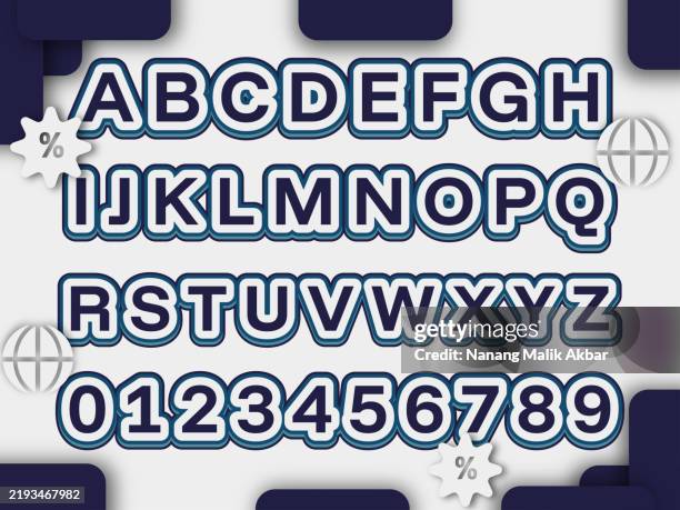Alphabet 3d Design And Colorful Editable Text Effect Text Can Be ...