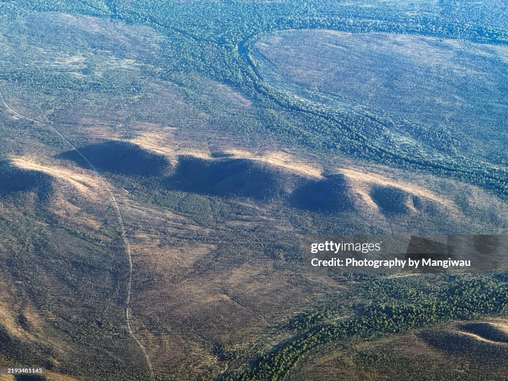Crumpled Landscape Cape York, Queensland, Australia