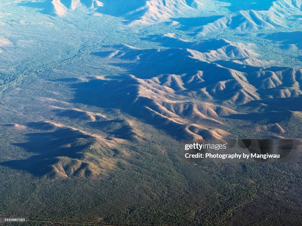 Crumpled Landscape Cape York, Queensland, Australia