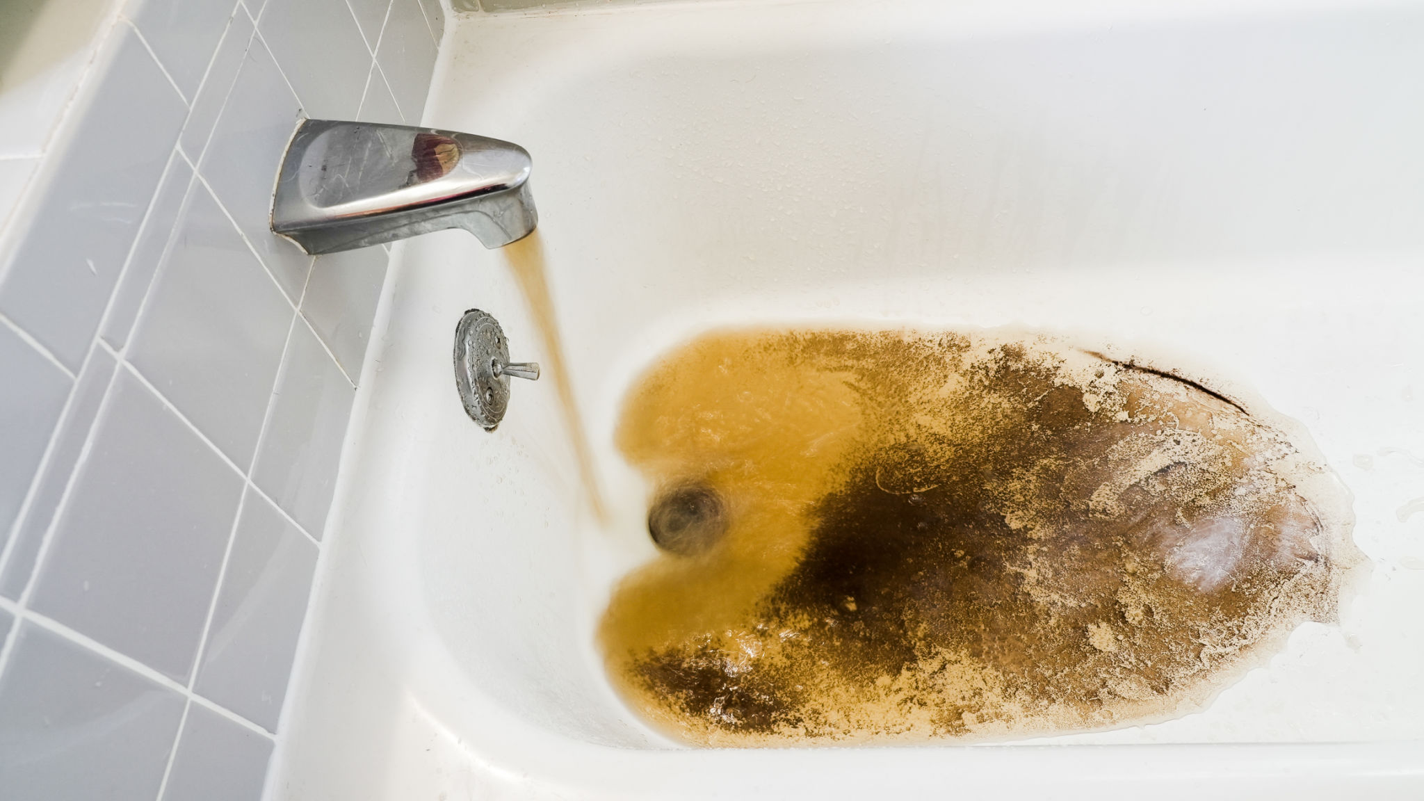 discolored water