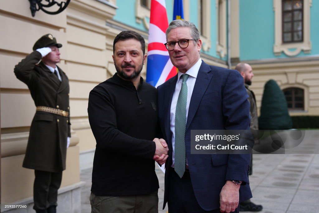 British Prime Minister Keir Starmer Visits Ukraine