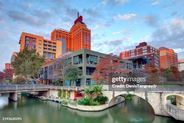 san antonio river walk - texas bildbanksfoton och bilder
