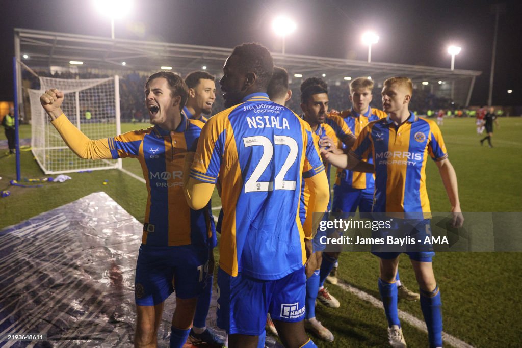 Shrewsbury Town FC v Wrexham AFC - Sky Bet League One