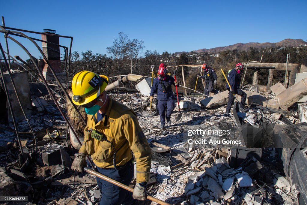 Powerful Winds Fuel Multiple Fires Across Los Angeles Area