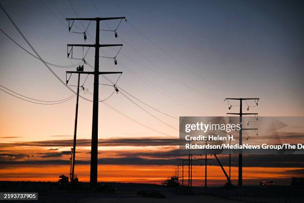 Xcel Powerpathway Working from the bucket of a boom truck, apprentice lineman Travis ...