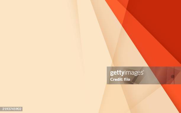 modern orange angled abstract background design - angle stock illustrations