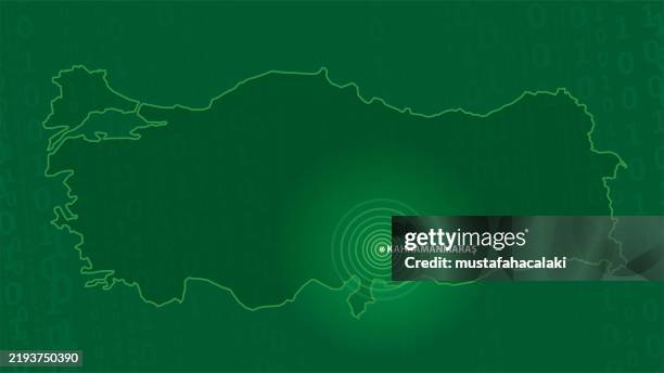 radio waves over kahramanmaras city in turkiye - kahramanmaraÅŸ city stock illustrations