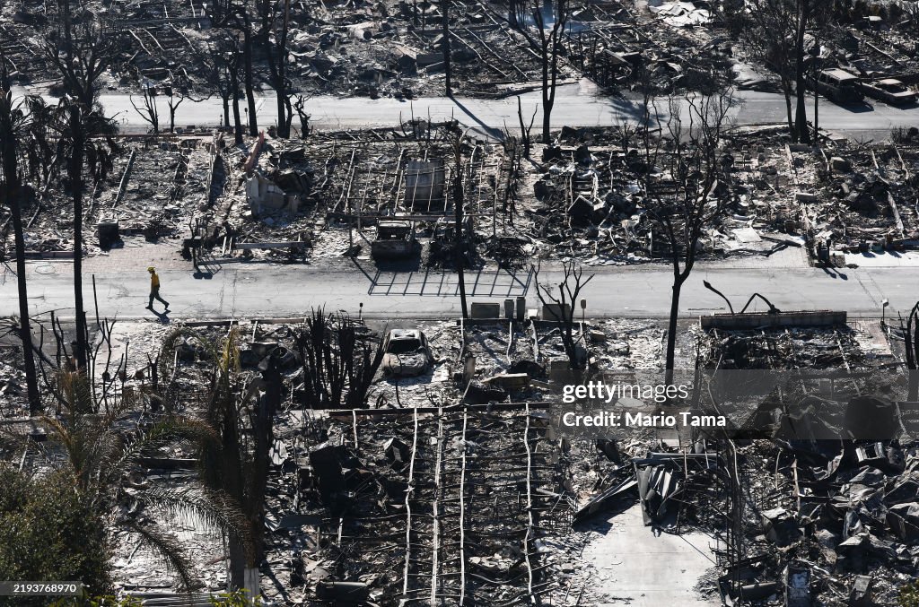 Powerful Winds Fuel Multiple Fires Across Los Angeles Area