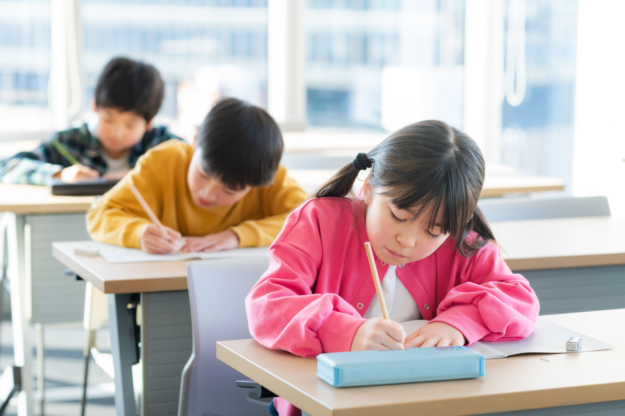 exam hall students