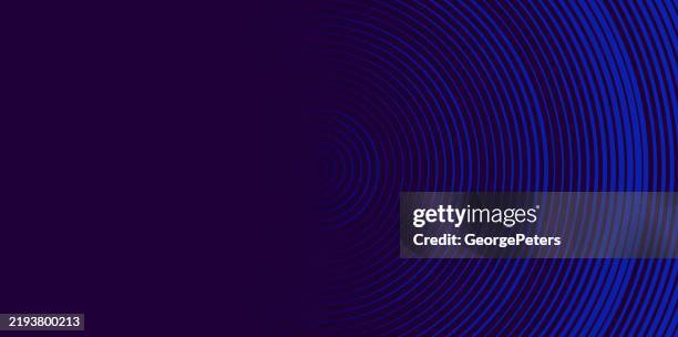 concentric circles abstract background - sound wave vector circle stock illustrations