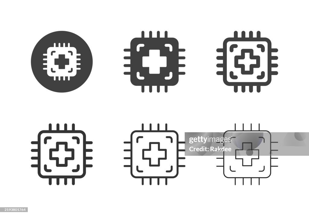 Medical AI Icons - Multi Series