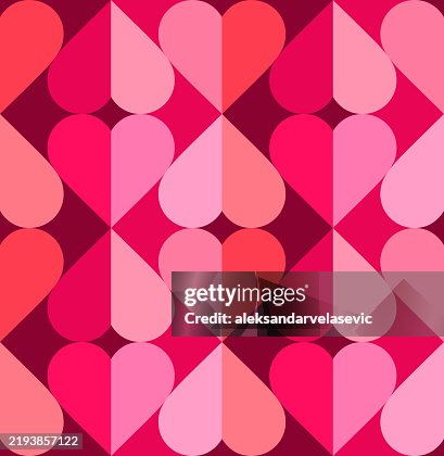 Heart Shape Seamless Pattern Heart Shape Seamless Pattern