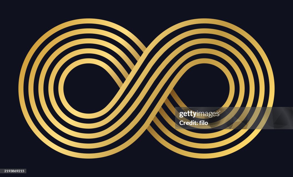 Infinite Loop Line Design Element