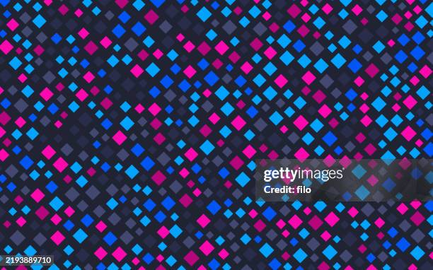 abstract square dot texture stipple pattern background - geometric squares dissolving stock illustrations