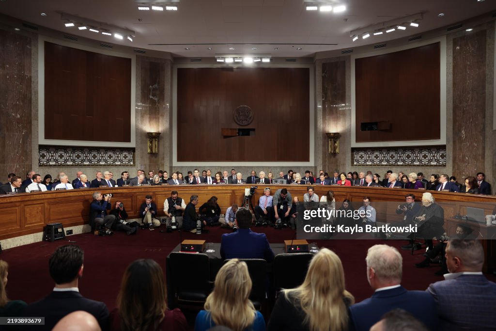 Confirmation Hearing Held For Secretary Of Defense Nominee Pete Hegseth