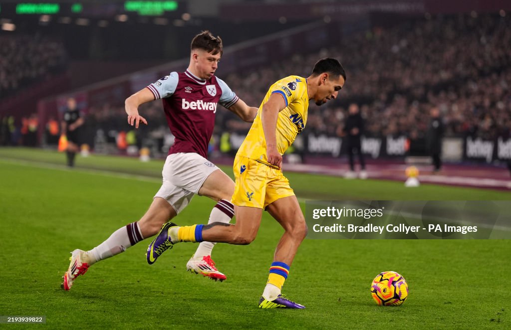 West Ham United v Crystal Palace - Premier League - London Stadium