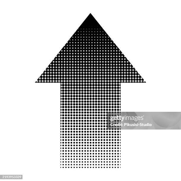 Dotted Halftone Arrow Arrow Dot Arrow Halftone High-Res Vector Graphic ...