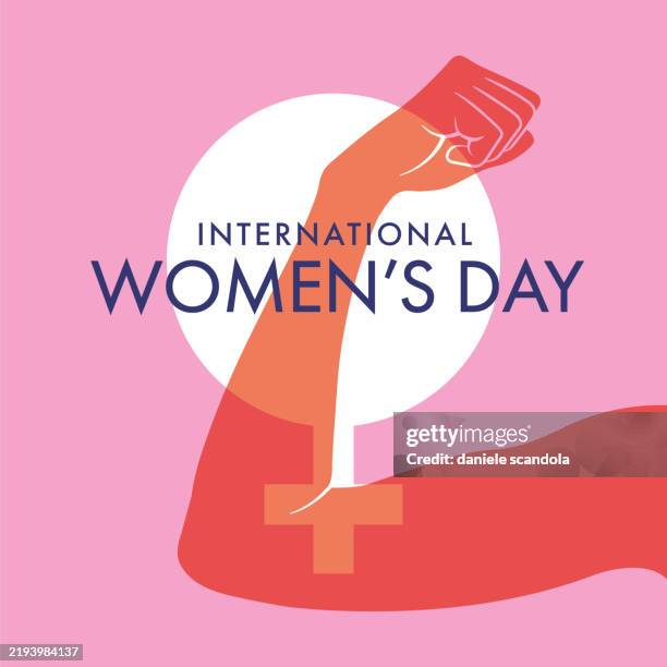 hintergrund des konzepts zum internationalen frauentag. #accelerate aktion. - internationaler frauentag stock-grafiken, -clipart, -cartoons und -symbole