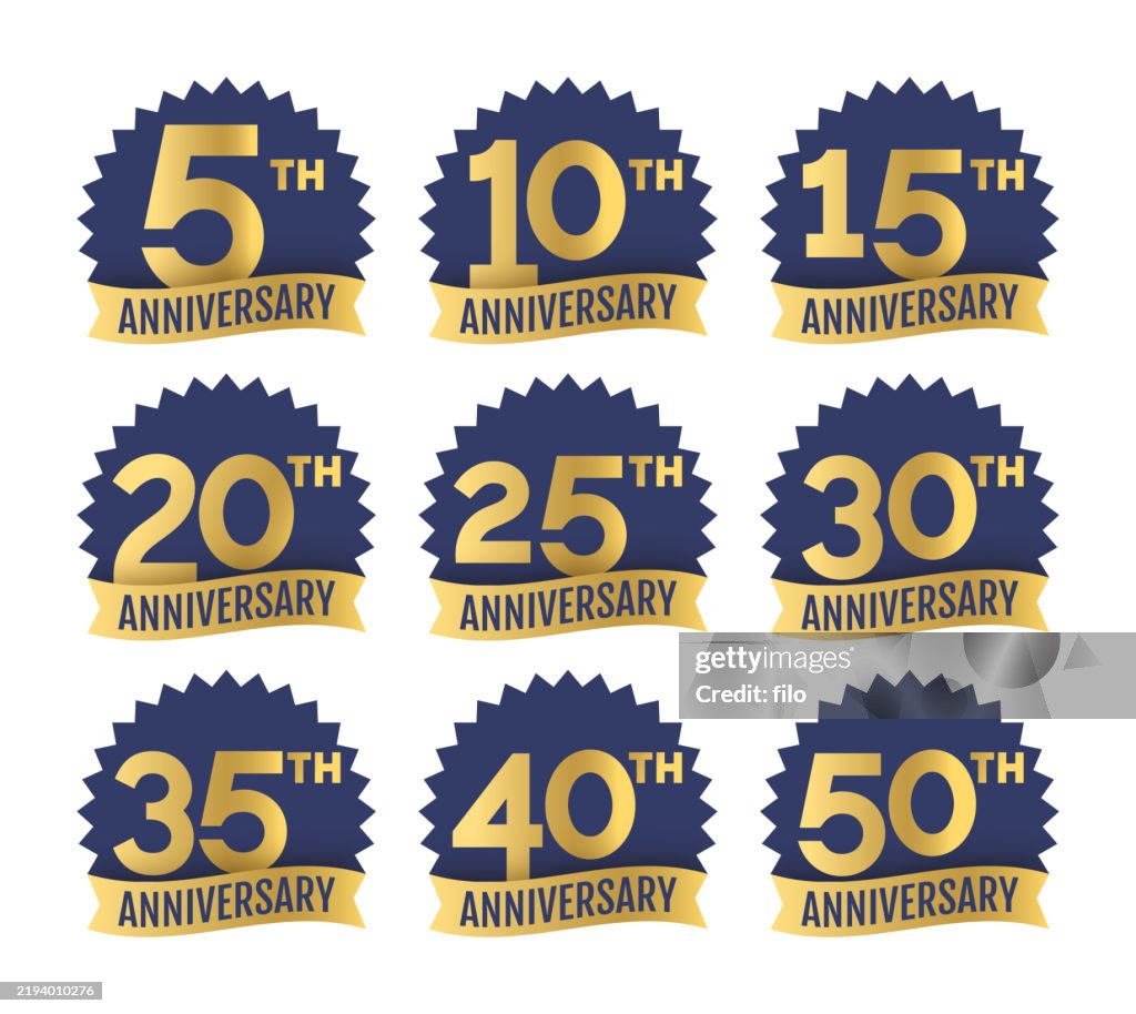 Anniversary Year Celebration Numbers