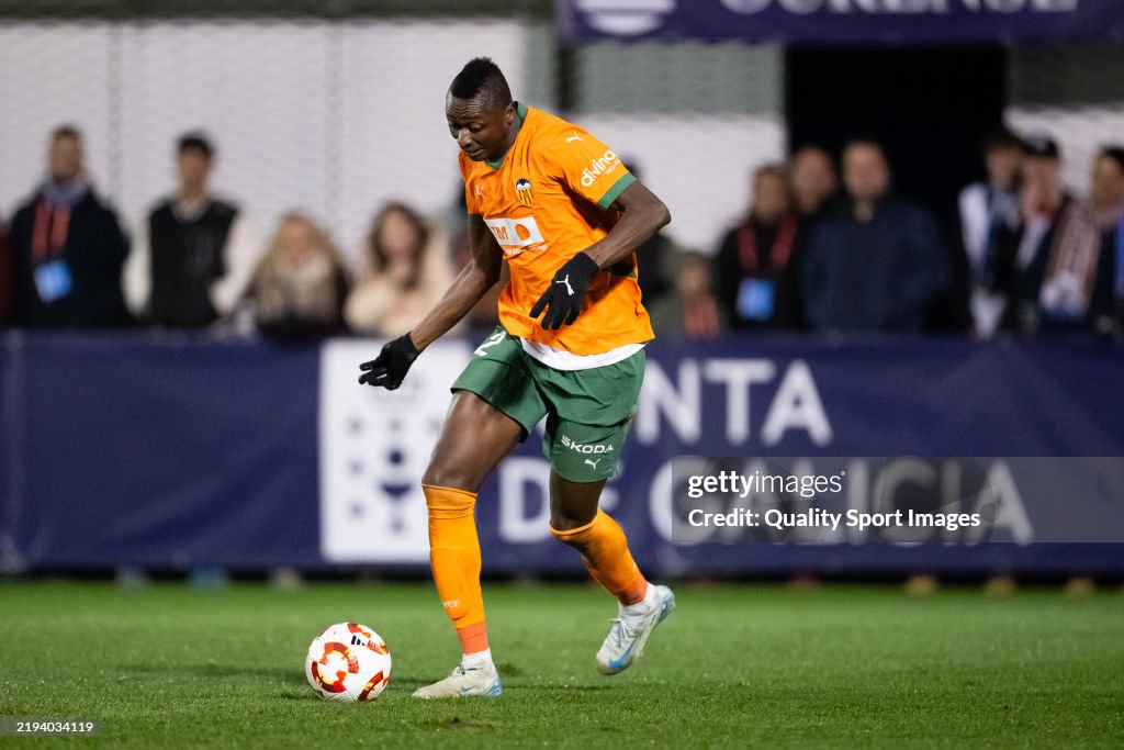 Sadiq Pvc Umar Sadiq of Valencia CF arduring the Copa del Rey Round of 16 match ...