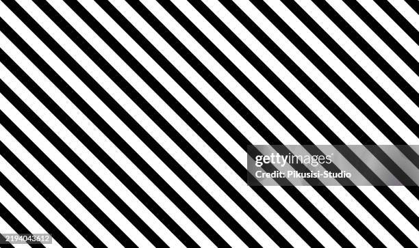 stockillustraties, clipart, cartoons en iconen met a bold black and white diagonal stripe background. lined pattern. - dik geconcentreerd