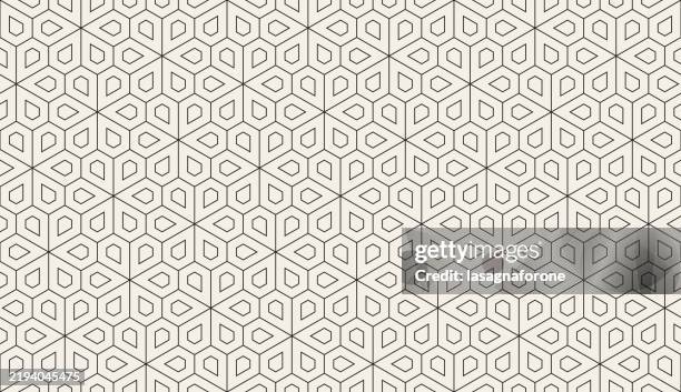 seamless geometric vector pattern - petal texture stock illustrations