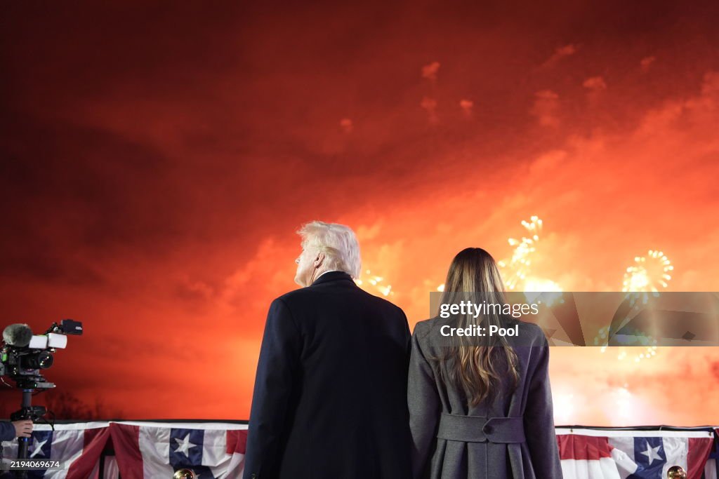 President's Reception And Fireworks Show Held At Trump National Golf Club