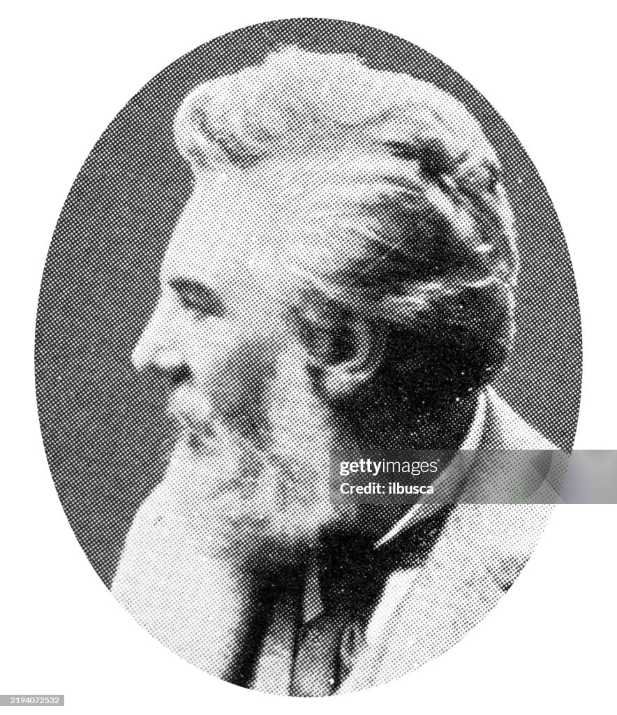 Portrait of 19th century man: Alexander Graham Bell