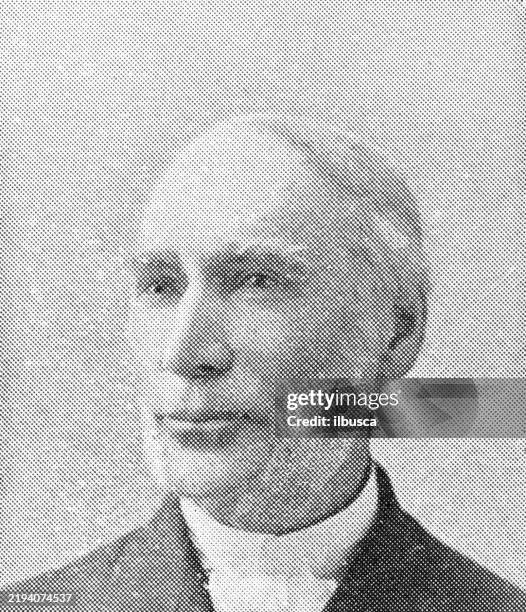 File:man James Portrait Of 19th Century Man James Harper High-Res Vector Graphic ...